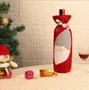 Couvre-bouteilles Couverture de bouteille de vin de Noël Père Noël sans visage Gnome Cadeaux de Noël Sac Décoration de Noël Décoration de fête Bouteilles Cover8562836