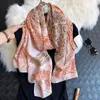 Frauen Schal 2020 Design Druck Baumwolle Hijab Schals Dame Schal Wrap Foulard Marke Pferd Weibliche Stirnband Stolen
