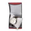Uhrenboxen Hüllen Luxus Armbanduhr Box Vitrine Geschenk für Schmuck Armband Kunstleder Halter L4ME1 Hele22
