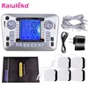 DualOutput Pulse Massager Electrical Muscle Stimulator Tens Acupuncture Machine Electro Therapy Body Massage Device Pain Relief1494704