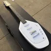 Custom Made 12 String Onregelmatige Gitaar Gemstone White Color Elektrische Gitaar Chrome Hardware China Made Gitaren Gratis verzending