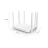 Xiaomi youpin Redmi AC2100 Router Gigabit Dual-Band Wireless Router Wifi مع 6 هوائيات عالية الكسب تغطية أوسع نطاقًا سهل الإعداد