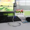 2222 G EHIG 품질 미니 유연한 LED 조명 내구성 조절 가능한 USB 가제트 가제트 USB 팬 시간 시계 데스크탑 시계 COOL 실시간 디스플레이