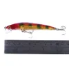 Fiske Lures Crankbait krokar 9,5cm / 8.5g Long Minnow Fiske Hård Bait Dykdjup: 0.6-1.2m 105pcs / Lot Gratis frakt