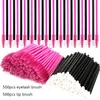 Engångsmascara Wands och läppapplikatorer, 1000 st Makeup Applicators läppstift Tester Eye Lash Borstar Wands Eyelash Spoolie