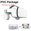 3D Freeshipping Glasses Virtual Reality Immershersive VR Headset Bluetooth Wireless Smartphones Google Cardboard med Controller
