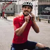 チームクライミャーJesey Navy Red 2020 Pedla New Style自転車服Summer Mesh Sleeve Cycling Jersey Proチームバイクシャツ