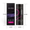 Keratin saç fiber 25g saç oluşturma lifleri zayıflama kaybı kapatıcı stil tozu sevich marka siyah dk kahverengi 10 renkler250v1624179