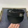 Berets Simple Navy Cap Strinestone Hat Women Men Men Street Fashion Style Sboy Hats Black Flat Tops Drop Ship1598223