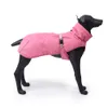 WACO собака Зимняя куртка, размер L полиэстер Наполнение ткани водонепроницаемый ветрозащитный, собак Одежда для холодной погоды собаки Жилет Зимнее пальто Верхняя одежда Серый