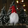 Neue Weihnachtsdekorationen Wald Alter Mann mit Lampe Anhänger Faceless Puppen Luminous Kleiner Anhänger Baum hängenden Großverkauf