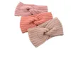 Warme hoofdbanden voor vrouwen 36 kleuren oor winter gebreide kopwares geribbelde hoofdenjas