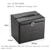 Storage Box for Jewelry with a Large Capacity 5-Layer Multifunctional Cosmetic Organizer Made of Leather (26.5*23*19.5cm)