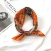 Luxury 100 Pure Silk Scarf Women Square Retro Ladies Headband Paris Neck Ring Sal Summer Spring Scarves Quality 5050CM3244128