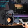 Freeshipping Portable Bluetooth-högtalare Trådlös stereo Stor kraftfull Subwoofer Bass Högtalare Boombox Support FM Radio TF AUX USB