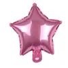 2020 10 tum fempekade stjärna folie ballonger fast färg 14 färger baby shower bröllop barn födelsedagsfest dekorationer barn ballonger