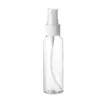 空のスプレーボトルのプラスチックハンドサニタイザーローションボトルトラベルアトマイザーの詰め替え可能な透明化粧品
