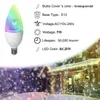 RGBW Candle Bulb Light for Chandelier Pendant Lamp E12 E14 Mesh Lamp Color Changeable App Control Bluetooth Bulb Light 5W