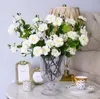 Simulation Decorative Flowers bouquet rose artificial decoration interior wedding hand holding flower