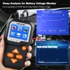 Konnwei Batterij Tester Tools 12V 6V Auto Motorfiets Batterys Systeem Analyzer 2000CCA Opladen Cranking Test Tool KW650