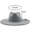 Multi color style high quality flat brim fashion fedora hat Summer Spring Wool Felt Top Jazz Hat