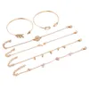 Bracelet Jewelry Womens Fashion Gold Bangle Open Cuff Bracelets Arrow Gemstone Diamond Bangles Jewelry Set B09141