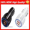 Top Car Dual USB Charger Quick Charge 3.0 Mobile Phone Charging 2 Port USB Fast Car Chargers For iPhone Samsung Huawei Tablet Car-Charger