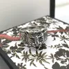 Anel de prata reais de alta qualidade Ring de prata Ring mais recente anel de produto Tiger Head de estilo personalizado Jóia de jóias Linka Linka
