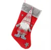 Безликий старик, большой рождественский носок, лесной человек, кукла, красные рождественские носки, мультяшная кукла, рождественская елка, декоративная подвеска, детский подарочный пакет с конфетами da957