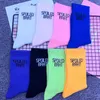 Chaozhu Neues verwöhntes Göre helle Farben Mode Stretch Street junge Socken 8 Farben Neon Navy Lila weiß gelb Unisex Socken 8935893