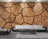 3d Modern Wallpaper 3d Wallpaper Walls Dry Cracked Red Land Premium Atmospheric Interior Decoration Wallpaper