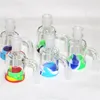 Hookahs Glass Ash Catcher 14 och 18 mm Joint Quality Water Pipe Silicone Nectar Collector