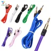 1m 3,5 mm hane M/M Flat Fabric Stereo Audio Aux Auxiliary Car Aduio Cable Cord för PC Mp3 Adapter MP3