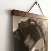 Japonês Ukiyoe para HD lona cartaz de parede fotos para sala de estar decoração pintura arte de parede com madeira maciça pendurado rolagem LJ2238Y