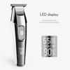 포장 가방 무선 트리머 Kemei 모니터 충전 헤어 클리퍼 도구 USB Clipper Razor 5 Professional LCD Electric Mens Knsqy Bdesports