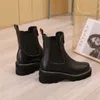 ホットセール-ファッションデザイナーアンクルブーツ女性の靴冬のブーツレディースガールズシルク牛革ハイトップレディースフラットアンクルブーツ
