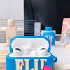 Case di bevanda ad acqua Fiji 3D per AirPods 3 Copertura per protezione per cuffie