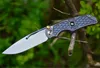 Kevin John Venom Ti-Lock Vouwmes M390 Blade TC4 Handvat Outdoor Camping Hunting Mes, EDC-tool