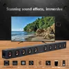 Freeshipping 40 W HiFi Bezprzewodowy Bluetooth Soundbar Głośnik 3D Surround Stereo Subwoofer do telewizora Kino Home System Sound Bar Movem Rac Aux