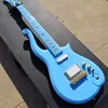 Maßgeschneiderte Prince Cloud E-Gitarre, blaue Lackierung, 21 Bünde, Gold-Hardware, kostenloser Versand