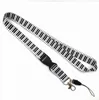 Nieuwe muzieknoten Nek Zwart Lanyard mobiele telefoon PDA Key ID -houder Lange riem hele4391473