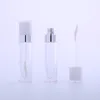 Empty Lip Gloss Bottle Round Tube DIY Lipstick Container Refillable Vials Sample Display Makeup Accessories Lip Balm containers