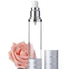 15ml 30ml 50ml 80ml 100ml silver Airless Bottle Cosmetic Package Vacuum Pump Lotion Bottle Travel Pump Case