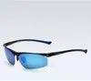 Aluminium Rimless Men039S Solglasögon Polariserade UV400 Sun Glasögon Eglasetillbehör för män Blue Coating Mirror 65876608667