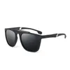 Lunettes de soleil TR90 pour hommes, monture carrée, verres polarisants, lunettes de sport de plein air, 6 couleurs, bonne qualité, vente en gros