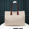 Роскошные дизайнерские сумки Rive Gauche Tote Bag Высококачественная натуральная кожа Белье Большие пляжные дорожные сумки для женщин Сумка