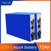 8PCS 3.2V 75Ah LiFePO4 cell Lithium iron phospha 12V 24V 48V battery pack DIY for Motorcycle Electric Car motor batteries solar