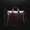 حقيبة أزياء الرجال PU Leather Leather Men Business Business Bag Bag Luxury Designer Laptop عالية الجودة 1