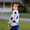 2021 أحدث أم وابنة مطابقة للملابس فتيات رضيع Tshirt قمم Fashiop Fesure Stars Stars Sweater Family L5003469