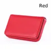 BONAMIE Large Capacity Unisex Business Card Case ID Pouch Women Pu Leather Card Box Man Holder Black Brown Dropship1543611